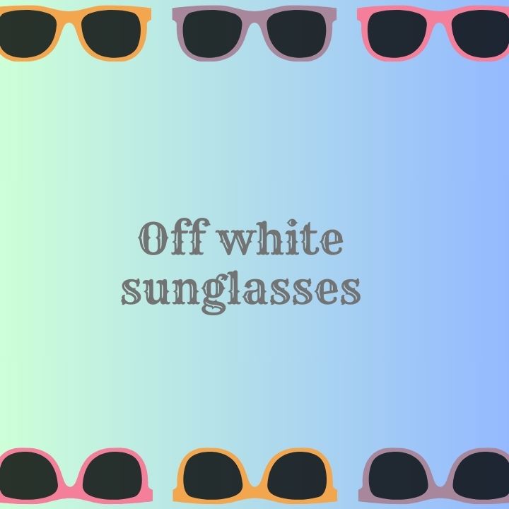 Off white sunglasses