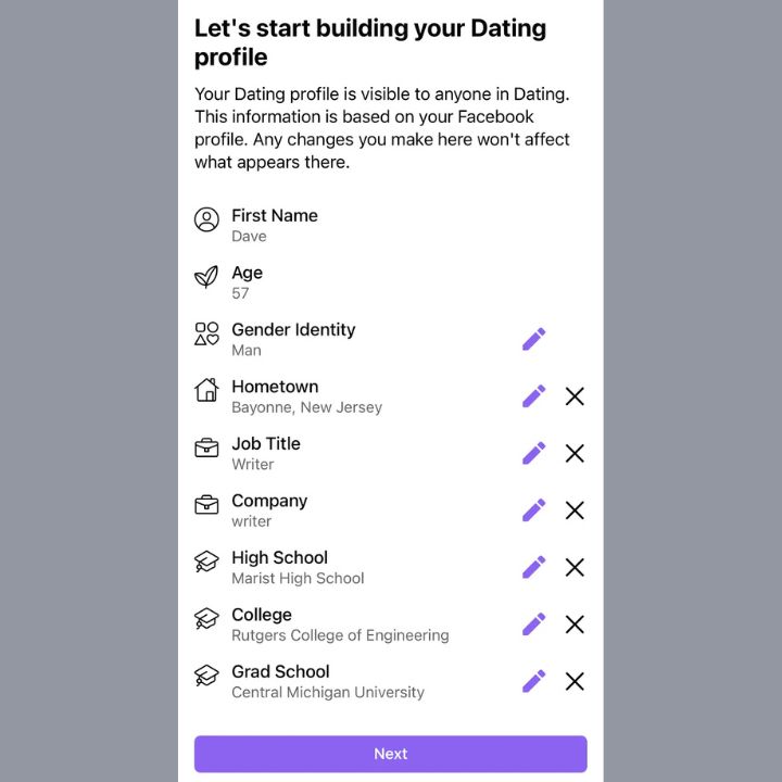Facebook Dating